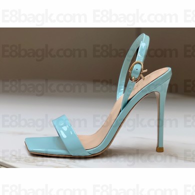 Gianvito Rossi Heel 10.5cm RIBBON STILETTO Sandals Blue 2023