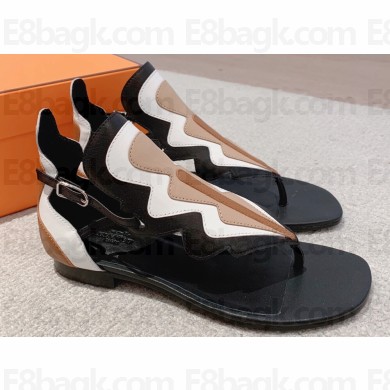Hermes Garden sandals in suede goatskin 01 2023