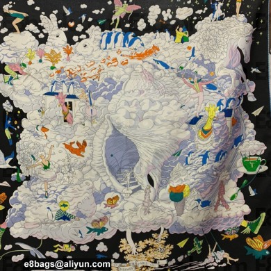 Hermes square silk Scarf 90x90cm 16 2023