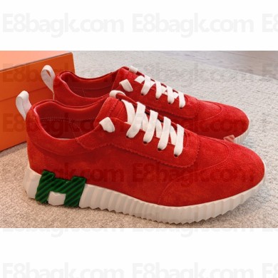 Hermes suede goatskin Bouncing Women/Men sneakers 32 2023