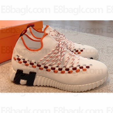 Hermes knit with braided Bolduc Flex Women/Men sneakers 01 2023