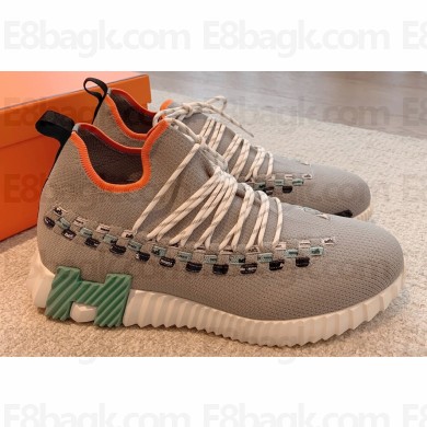 Hermes knit with braided Bolduc Flex Women/Men sneakers 02 2023