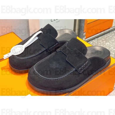 Hermes Go Women/Men mules in suede calfskin 01 2023
