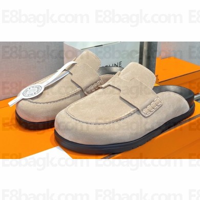 Hermes Go Women/Men mules in suede calfskin 02 2023