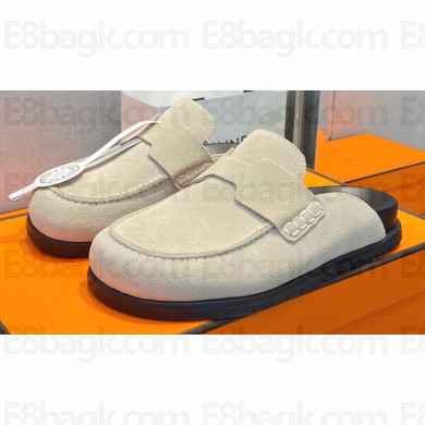 Hermes Go Women/Men mules in suede calfskin 05 2023