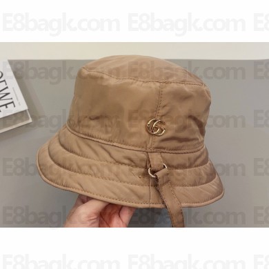 Gucci Reversible hat in GG canvas and nylon Beige 2023
