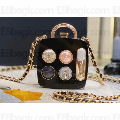 Chanel Metal, Resin, Lambskin, Strass & Imitation Pearls Long Pendant Necklace ABA744 2023