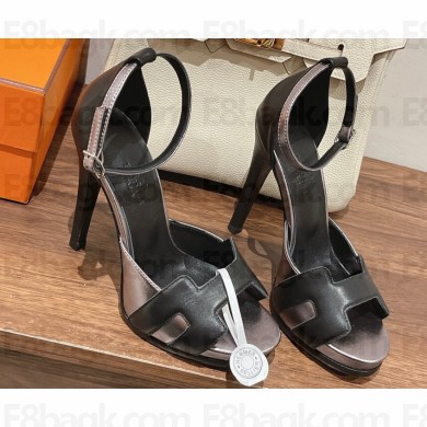 Hermes Heel 12.5cm Platform 2cm Initiale Ankle Strap Sandals 03 2023