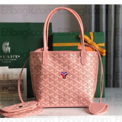 Goyard Anjou Reversible Claire-Voie Mini Tote Bag Pink