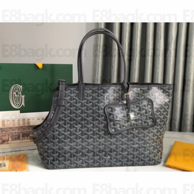 Goyard Chien Gris Pet Tote Bag Gray