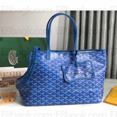 Goyard Chien Gris Pet Tote Bag Blue