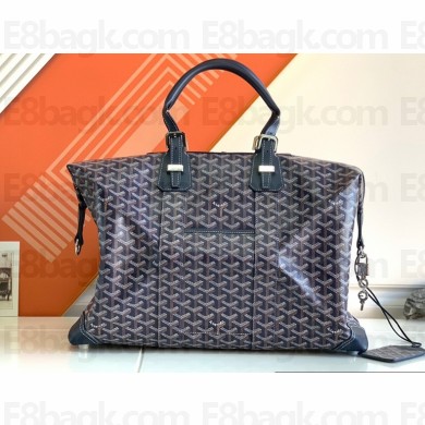 Goyard Bowling 45 Travel Bag Dark Blue