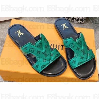 Louis Vuitton LV Oasis Mules Monogram Green 2023