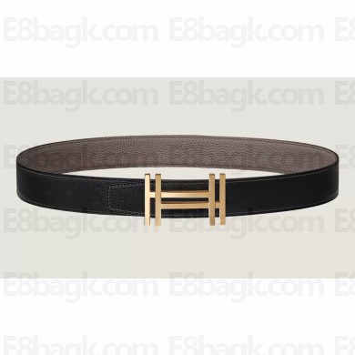 Hermes H au Carre belt buckle & Reversible leather strap 32 mm 04 2023