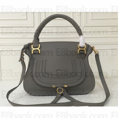 Chloe Marcie double carry bag Gray
