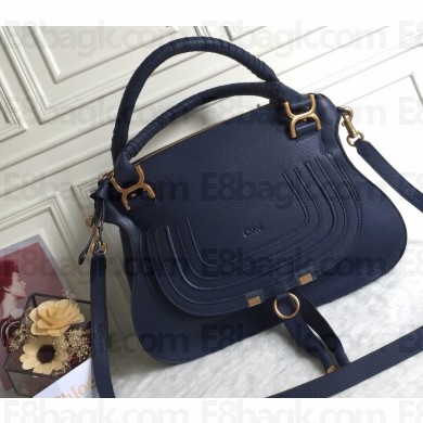 Chloe Marcie double carry bag Blue