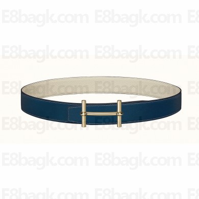 Hermes H d'Ancre belt buckle & Reversible leather strap 38 mm 02 2023