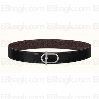 Hermes Ithaque belt buckle & Reversible leather strap 38 mm 05 2023