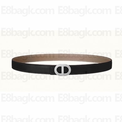 Hermes Rivage belt buckle & Reversible leather strap 24 mm 01 2023