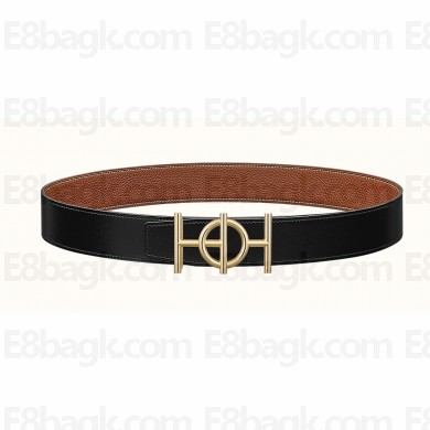 Hermes Ulysse belt buckle & Reversible leather strap 38 mm 07 2023