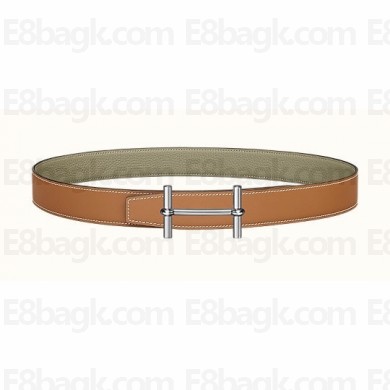 Hermes H d'Ancre belt buckle & Reversible leather strap 32 mm 03 2023