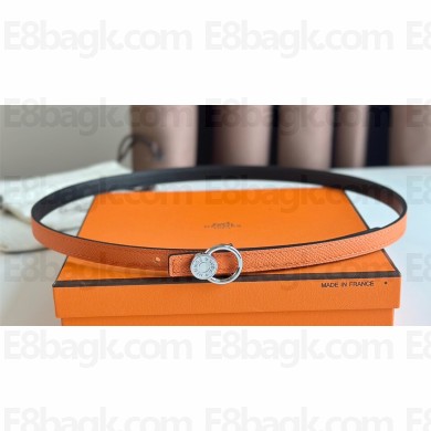 Hermes mini laquee belt buckle & Reversible leather strap 13 mm 02 2023