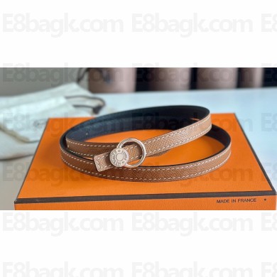 Hermes mini laquee belt buckle & Reversible leather strap 13 mm 16 2023