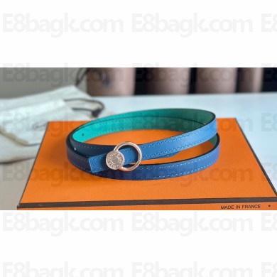 Hermes mini laquee belt buckle & Reversible leather strap 13 mm 18 2023