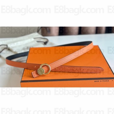 Hermes mini laquee belt buckle & Reversible leather strap 13 mm 24 2023