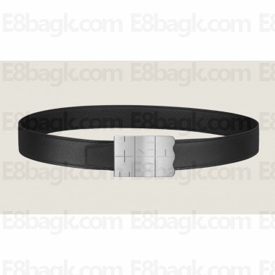 Hermes Typo belt buckle & Reversible leather strap 32 mm 01 2023