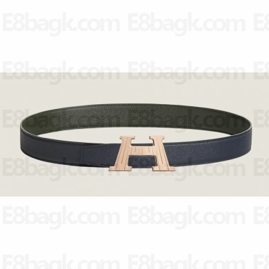 Hermes H Take Off belt buckle & Reversible leather strap 32 mm 15 2023