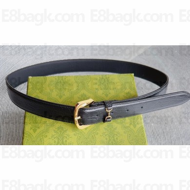 Gucci Width 3cm Caiman belt with Horsebit 01 2023