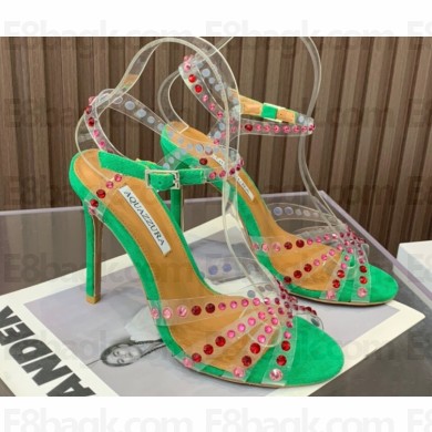 Aquazzura Heel 10.5cm Olympia PVC Sandals 05 2023
