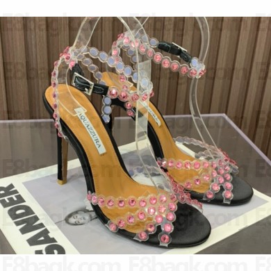 Aquazzura Heel 10.5cm Tequila Plexi PVC Sandals 02 2023