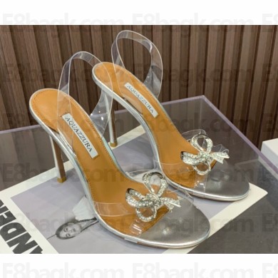 Aquazzura Heel 10.5cm Babe PVC Sandals 01 2023