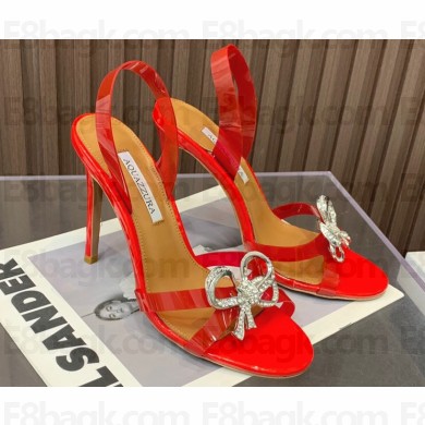 Aquazzura Heel 10.5cm Babe PVC Sandals 05 2023
