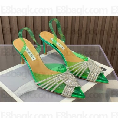 Aquazzura Heel 6.5cm Gatsby Sling PVC Slingback 07 2023