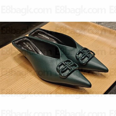 Balenciaga Square Knife BB Heel 4cm Mules 02 2023