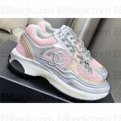 Chanel Fabric & Laminated CC Logo Sneakers G45077 04 2023