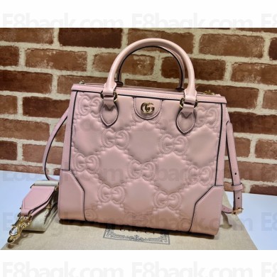 Gucci GG Matelassé tote bag 728236 Pink 2023