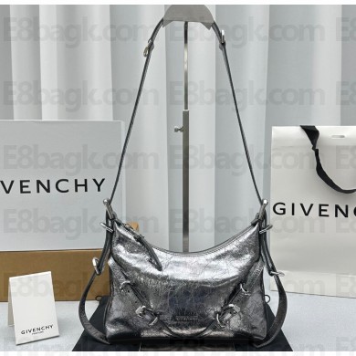Givenchy Mini Voyou bag in leather Silver