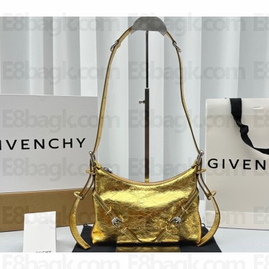 Givenchy Mini Voyou bag in leather Gold