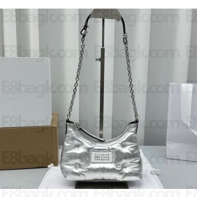 Maison Margiela Glam Slam hobo micro bag Silver