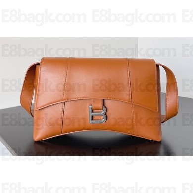 Balenciaga Downtown XS Shoulder Bag in calfskin Khaki