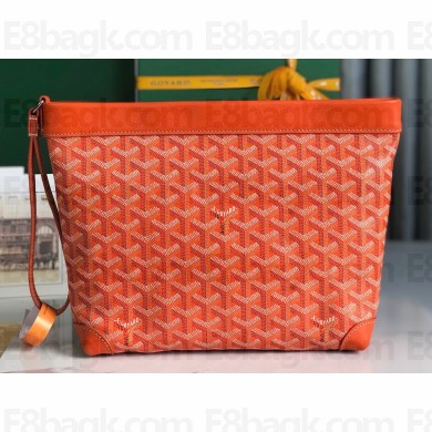 Goyard Conti pouch Clutch Bag Orange