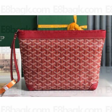 Goyard Conti pouch Clutch Bag Red