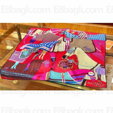 Hermes silk Scarf 70x70cm Top Quality 09 2023