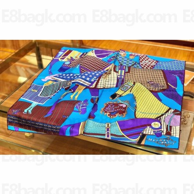 Hermes silk Scarf 70x70cm Top Quality 11 2023