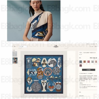 Hermes Scarf 90x90cm Top Quality 151 2023