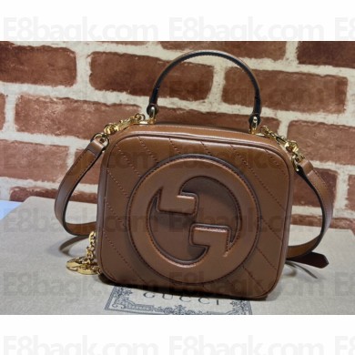 Gucci Blondie top handle bag 744434 Brown 2023